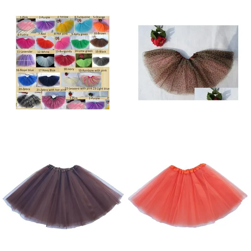  kid cheetah with pink ballet short skirts tutu pettiskirt tutus for grils 40pcs/lot