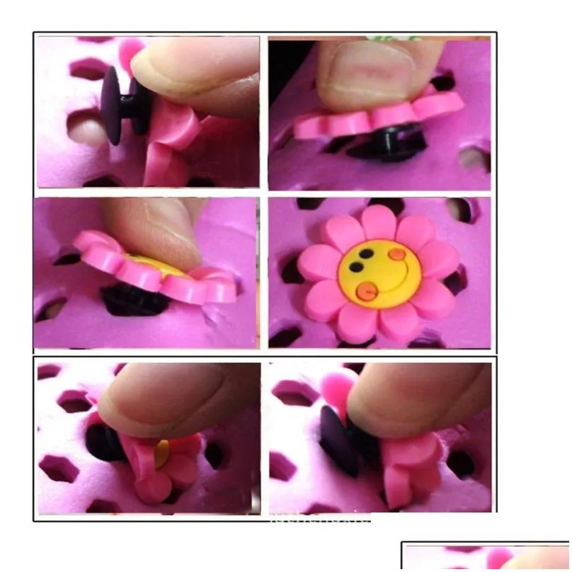wholesale pvc croc charms shoe decoration buckle clog pins buttons charm accessories cartoon singer girls boys gift