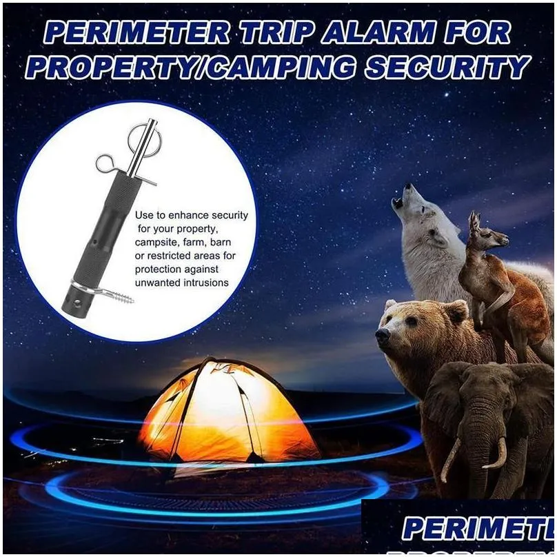 hand tools perimeter alarm easy installation camping tripwire activated early warning security system for 230614