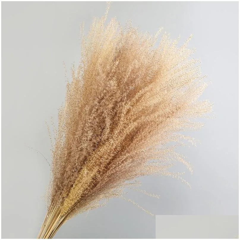 10pcs per lot artificial reed dried flower bouquet wedding home decoration ins favourite party decorations dried fake grass flowers