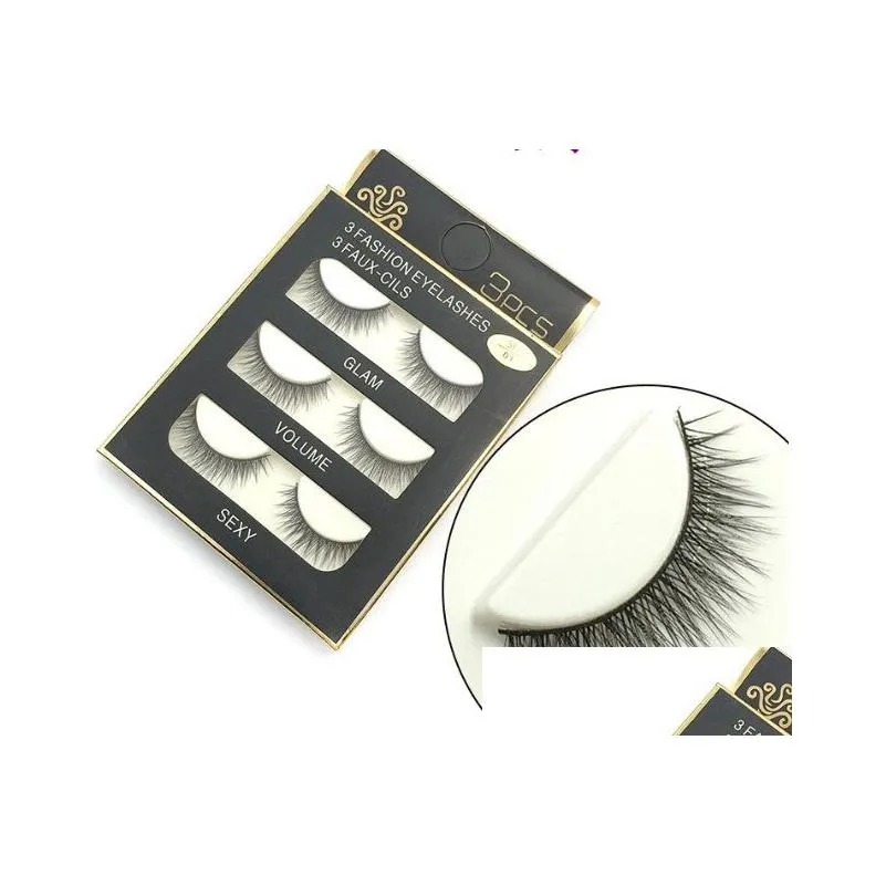 3d false eyelashes 16 styles handmade beauty thick long soft lashes fake eye lashes eyelash sexy high quality