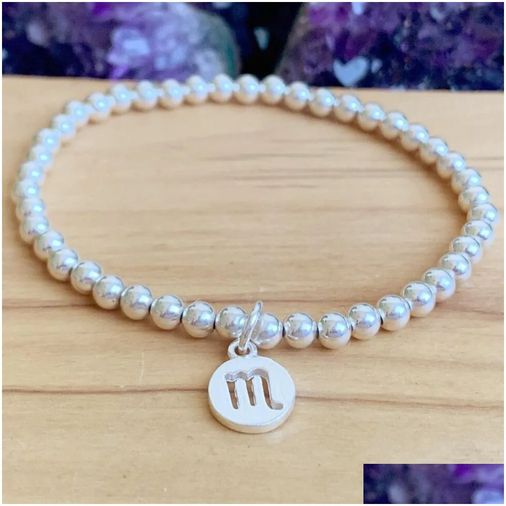 MG1261 New Arrival Design Virgo Zodiac Charm Bracelet Women`s Spiritual Balance Yoga Mala Bracelet Energy Protection Bracelet