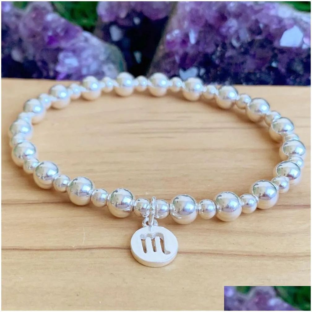 MG1261 New Arrival Design Virgo Zodiac Charm Bracelet Women`s Spiritual Balance Yoga Mala Bracelet Energy Protection Bracelet