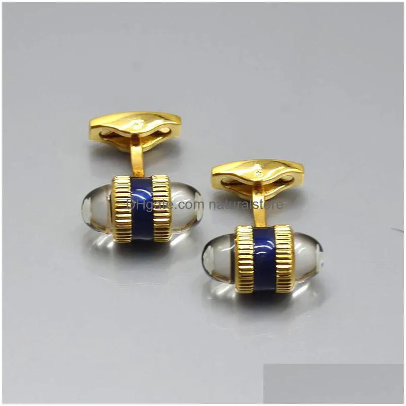 luxury cufflinks cuff links high quality classic style cufflink 4 colors with box