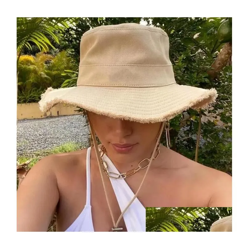 Woman Wide Brim Hats Summer Le Bob Artichaut Bucket Hat
