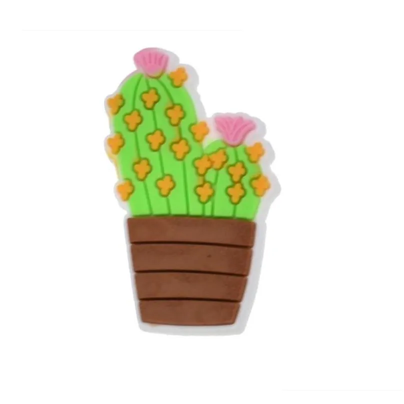 green pvc shoe charm decorations accessories jibz for croc kids gift garden shoes buckle boys girls cute botton