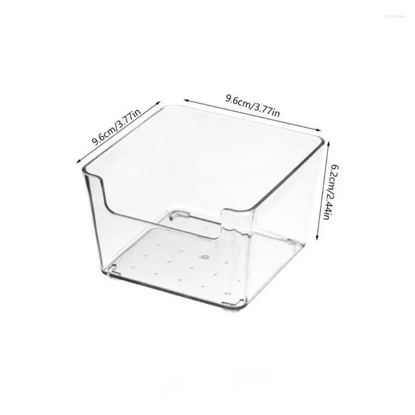 Storage Boxes Makeup Organizer Basket Clear Table Cosmetic Bin Desk Toiletry Box Multifunctional Holder For