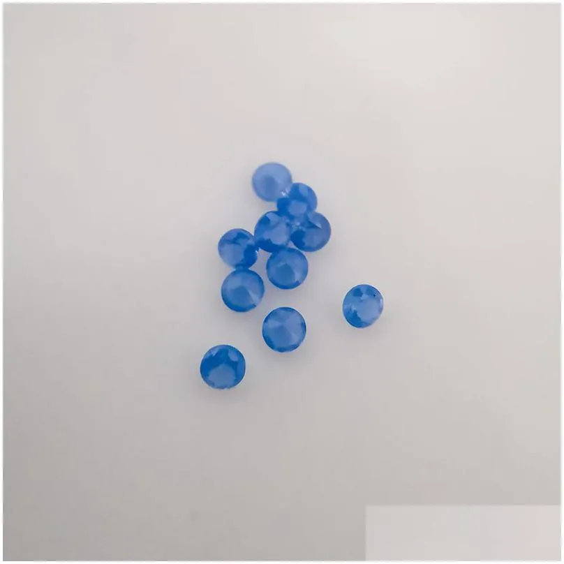 230/1 good quality high temperature resistance nano gems facet round 2.25-3.0mm dark opal spinel blue synthetic gemstone 1000pcs/lot