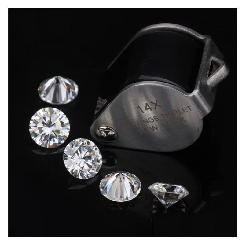 high quality 3ex cut round 1.1-2.8mm great fire best grade moissanite diamond 1ct/lot