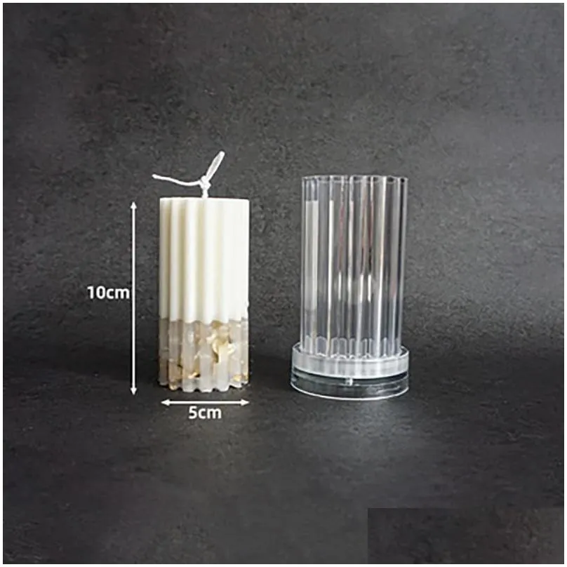 craft tools 1pcs candle molds for making pillar/square/cylinder/ball plastic diy crafts gypsum plaster mould