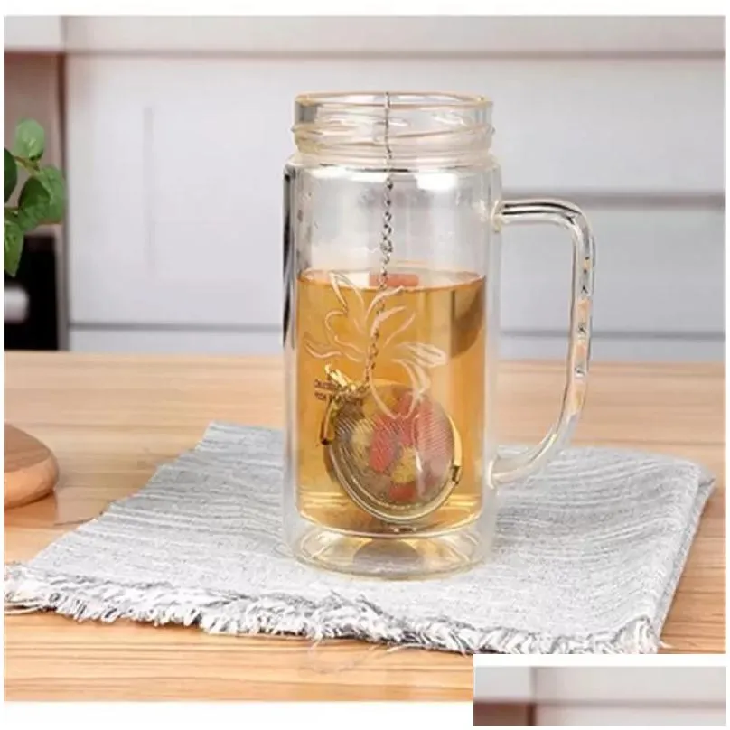 stainless steel tea pot infuser sphere locking spice tea green leaf ball strainer mesh strainers filter tools