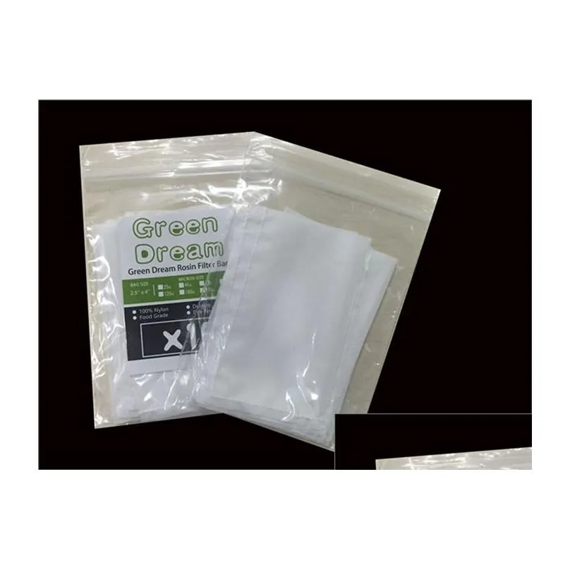 100% food grade nylon 120 micron rosin press filter mesh bags - 30pcs