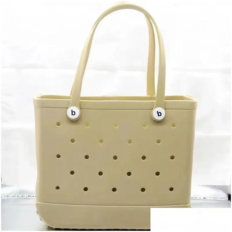 bogg bag silicone beach custom tote fashion eva plastic beach bags women summer