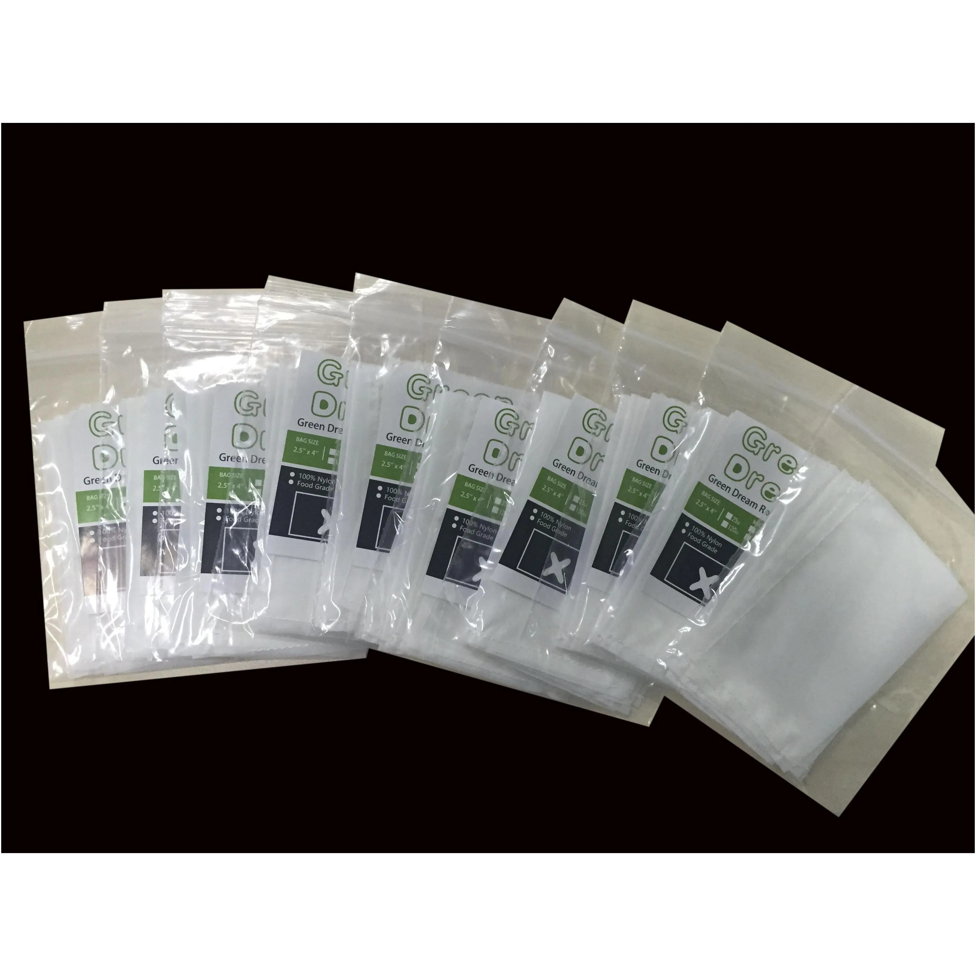 green dream 4 x 4 10 pcs rosin press nylon filter bags 25/37/45/90/120/160 micron rosin bag