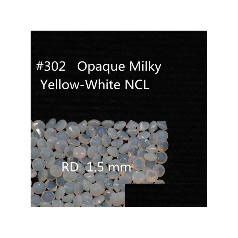 white colors nano crystal gem 2.75mm round facet cut top quality thermostable synthetic loose gemstone for jewellery 1000pcs per color a