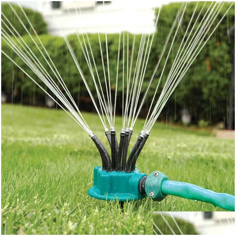  rotation sprinklers garden irrigation multi-head sprinklers garden supplies drip irrigation lawn water sprinkler sprayer