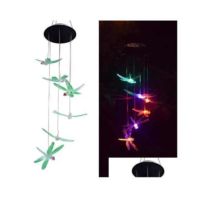 led solar string lights butterfly dragonfly garden decorations for xmas party garden decorations outdoor love hearts ball lamp