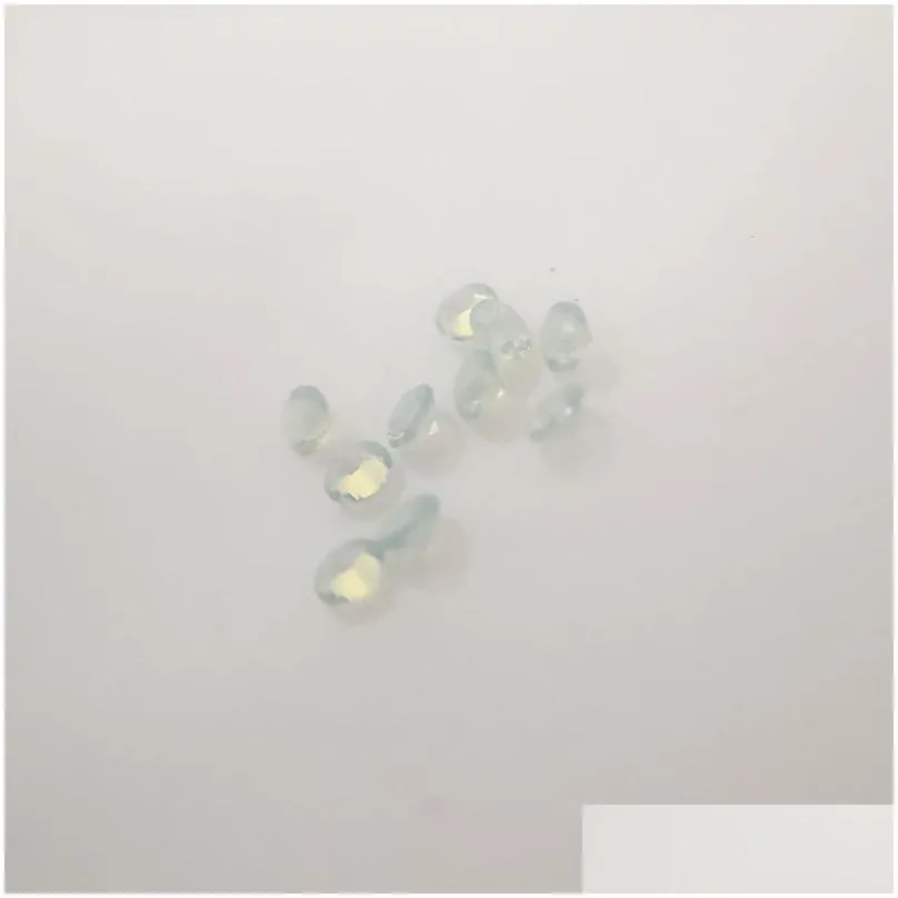 251 good quality high temperature resistance nano gems facet round 2.25-3.0mm medium opal olive green synthetic stone 1000pcs/lot