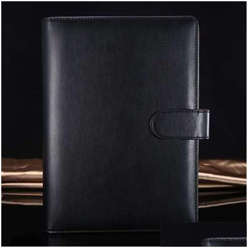 a6 8 colors party supplies creative waterproof macarons binder hand ledger notebook shell loose-leaf notepad diary stationery cover school office