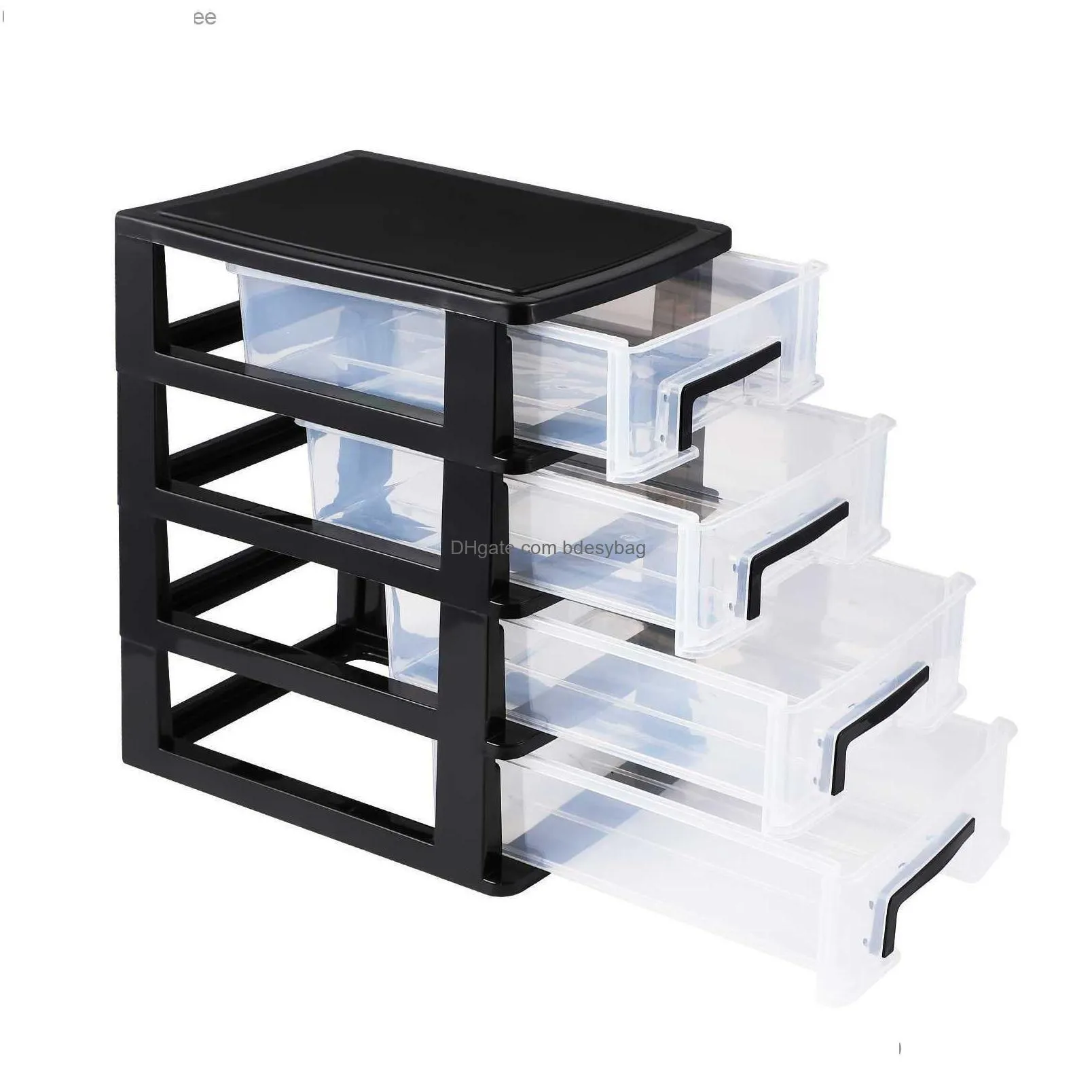 drawer stationary storage holder plastic drawer type organizer vanity organizer desktop manager z230811