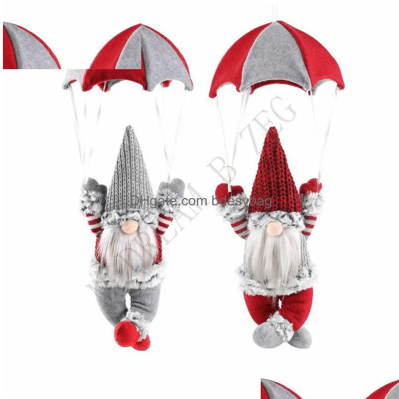 christmas faceless doll gnome santa xmas tree hanging ornament doll decoration for home pendant gifts drop ornaments party supplies