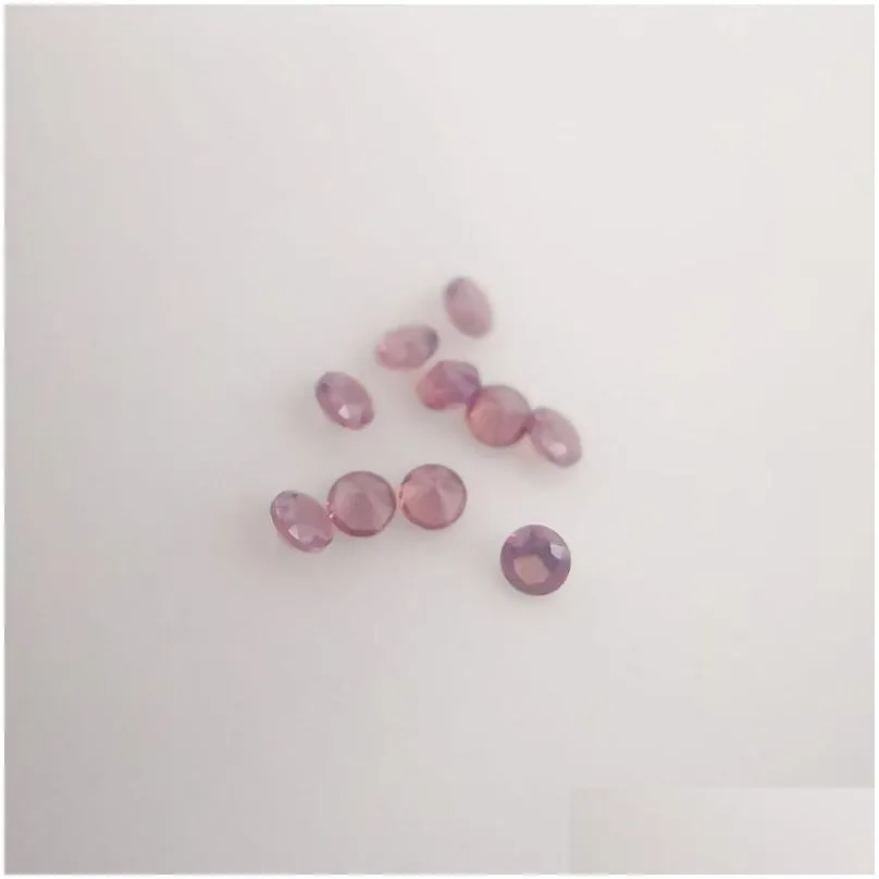 261 good quality high temperature resistance nano gems facet round 0.8-2.2mm medium opal red synthetic gemstone 2000pcs/lot