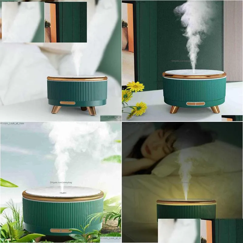 humidifiers nebulizing ultrasonic aromatherapy humidifier 7 led lights home fragrances antique style essential oil diffuser for spa desktop