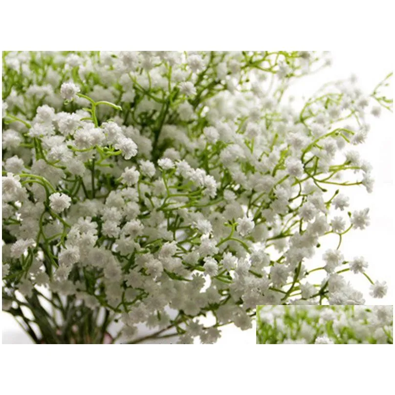 gypsophila silk baby breath artificial fake silk flowers plant home wedding party home decoration 