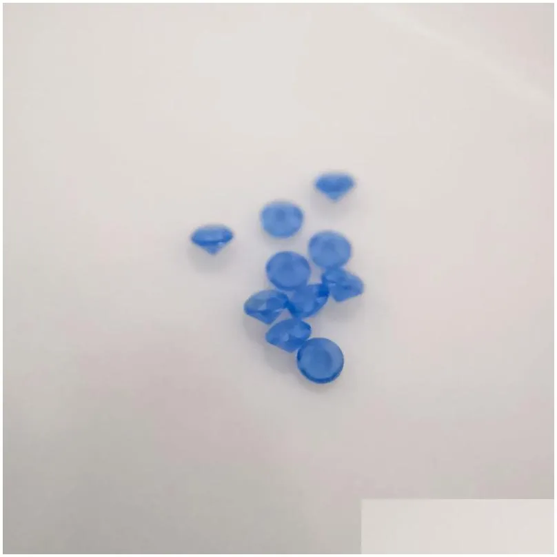 230/1 good quality high temperature resistance nano gems facet round 0.8-2.2mm dark opal spinel blue synthetic gemstone 2000pcs/lot