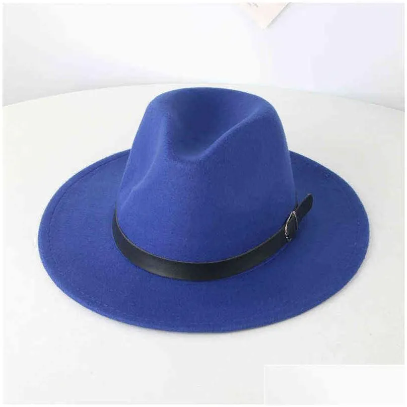 childrens fedora hat imitation woolen winter felt s fashion jazz fleece hat for kids wool british 220105