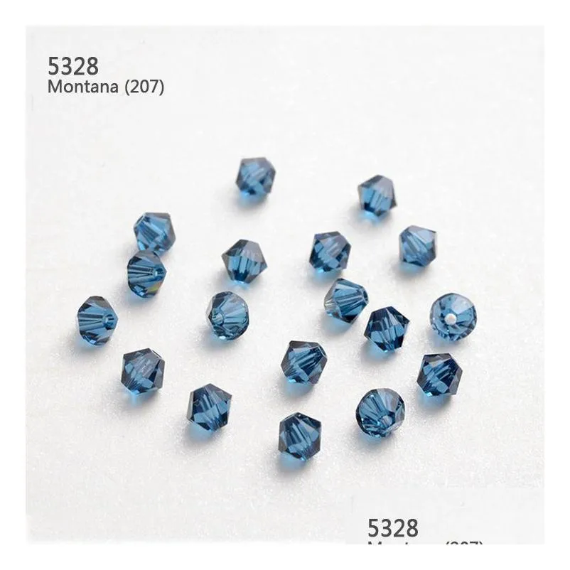 swaroviski element 1440pcs/lot 2.5mm colors rhombus diamond crystal bead throught hole loose gemstone for jewelry and clothes