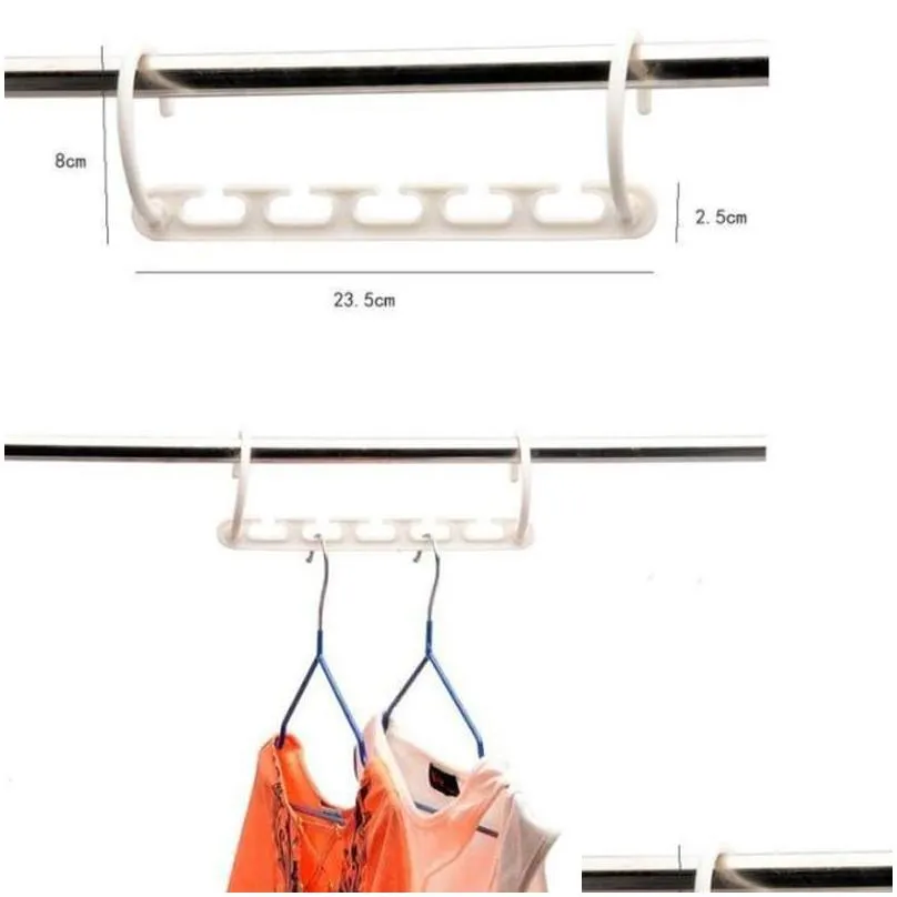 2017 space saver wonder magic hanger clothes closet organizer hook drying rack multi-function clothing storage racks