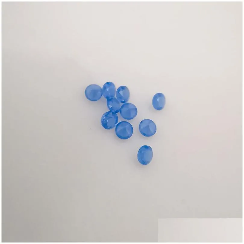 230/1 good quality high temperature resistance nano gems facet round 0.8-2.2mm dark opal spinel blue synthetic gemstone 2000pcs/lot