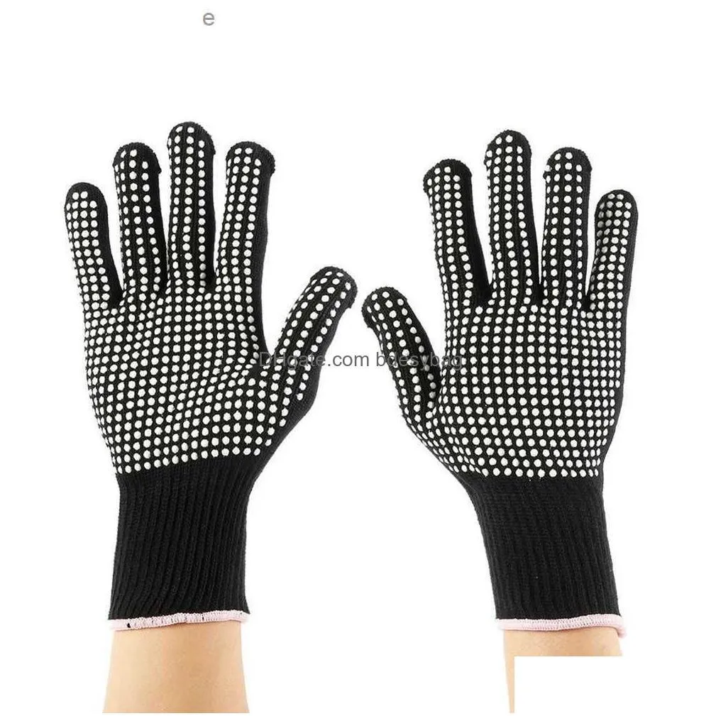 barbecue gloves heat-resistant oven gloves 300 degree fireproof and anti fouling barbecue cooking microwave oven gloves z230810