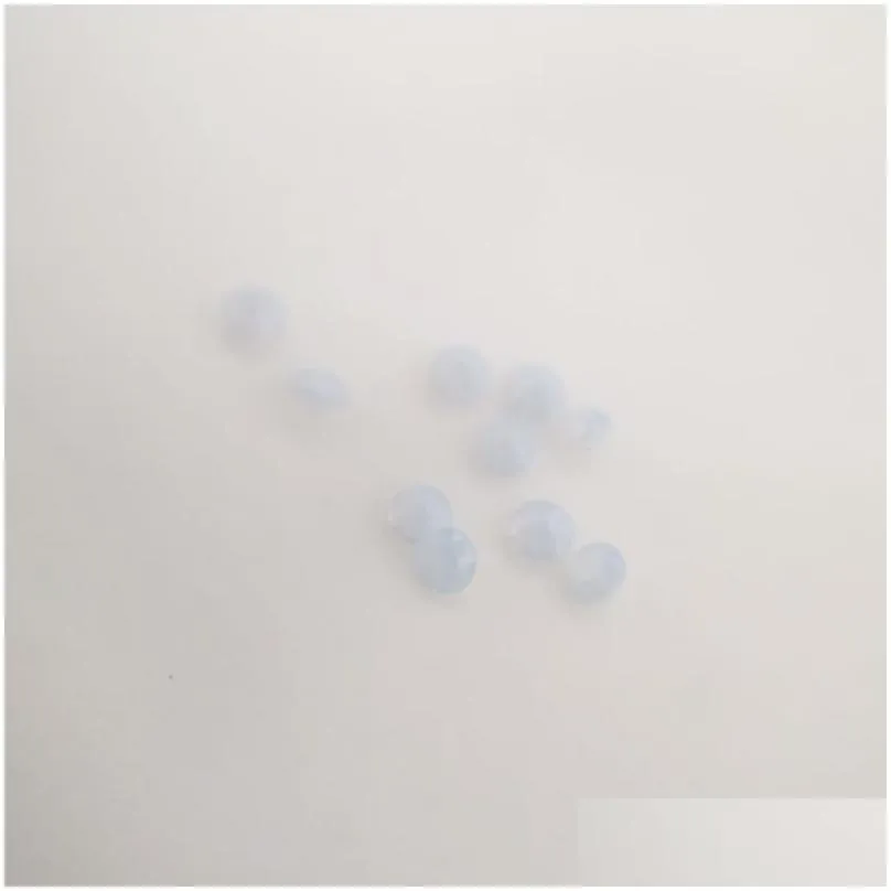 243 good quality high temperature resistance nano gems facet round 0.8-2.2mm light opal sky blue synthetic gemstone 2000pcs/lot