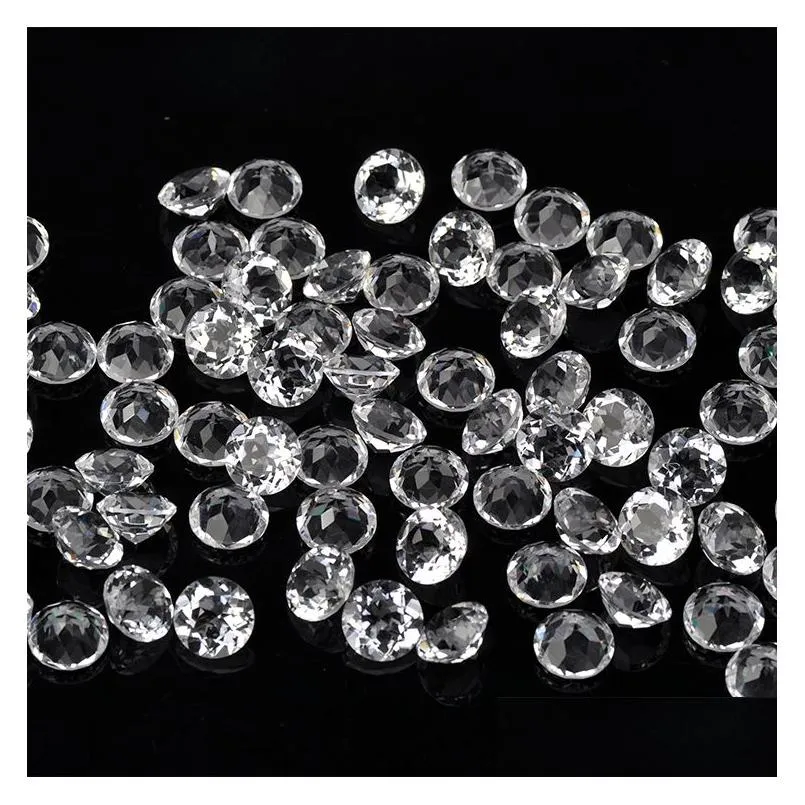 300pcs/lot 100% authentic natural white quartz crystal 1-2.75mm round brilliant facet cut high quality gem stones for jewelry making