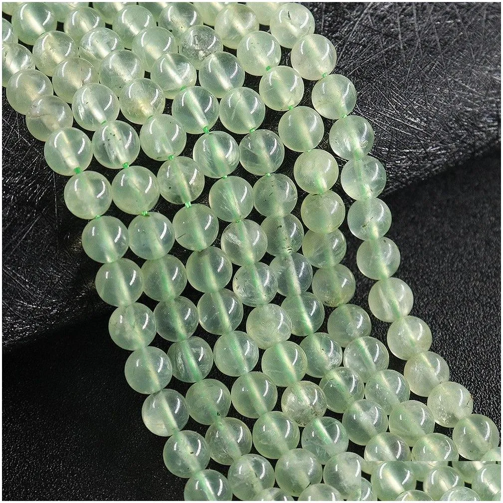 real prehnite 5 strands/lot 4mm 6mm 8mm 10mm 12mm diy jewelry round loose natural stone beads for bracelet necklace stock ready