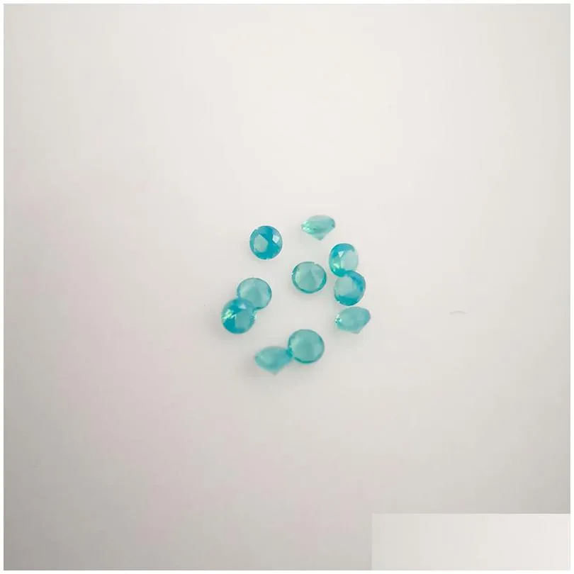 #211 good quality high temperature resistance nano gems facet round 2.25-3.0mm medium opal sky blue synthetic gemstone 1000pcs/lot