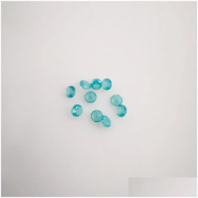 #211 good quality high temperature resistance nano gems facet round 2.25-3.0mm medium opal sky blue synthetic gemstone 1000pcs/lot