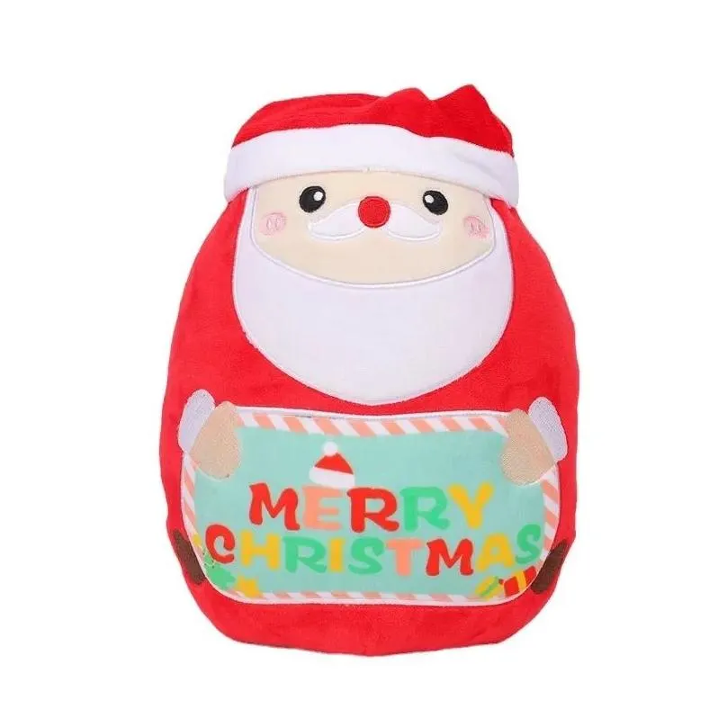 santa claus pillow series merry christmas cute christmas elk plush toys gifts for children
