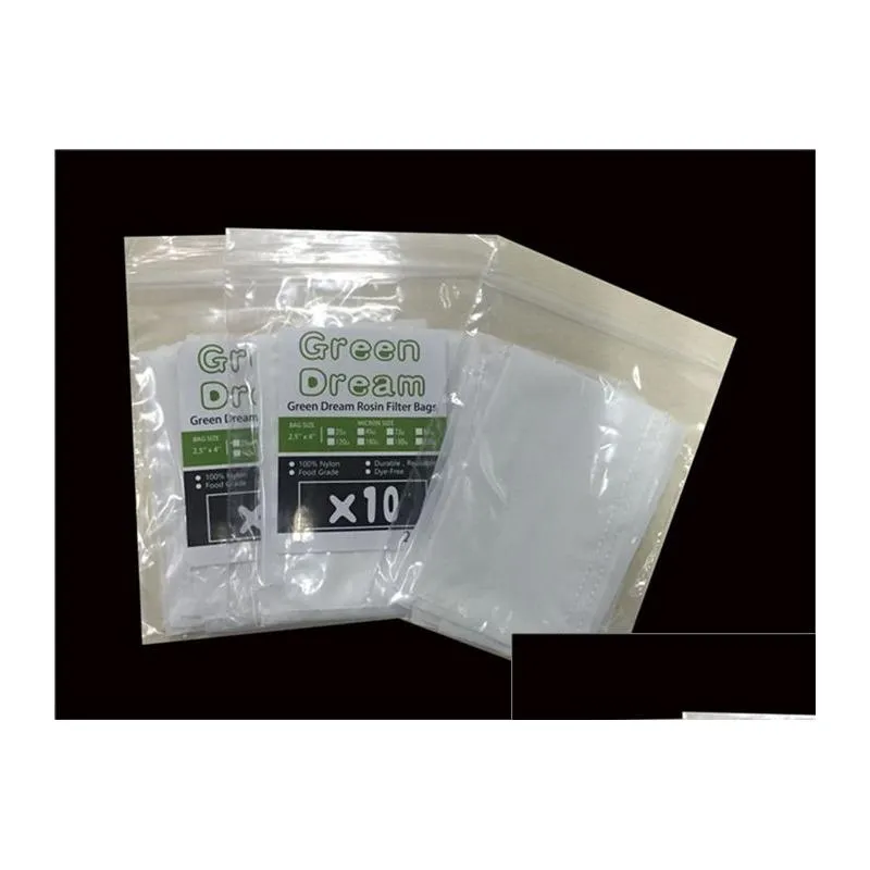 100% food grade nylon 120 micron rosin press filter mesh bags - 100pcs