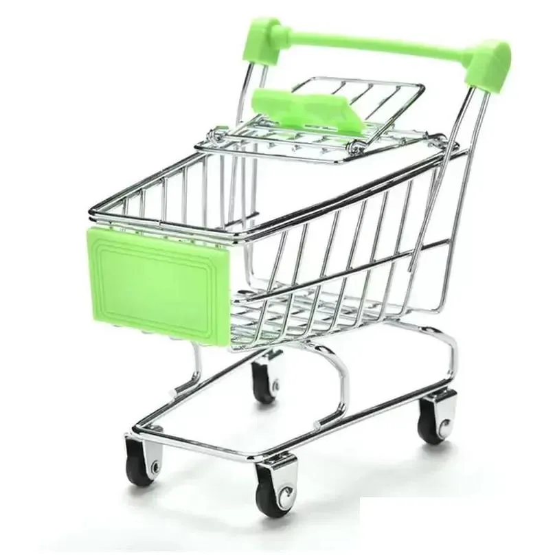 new creative mini children handcart simulation bird parrot hamster toy small supermarket shopping cart utility cart pretend play toys