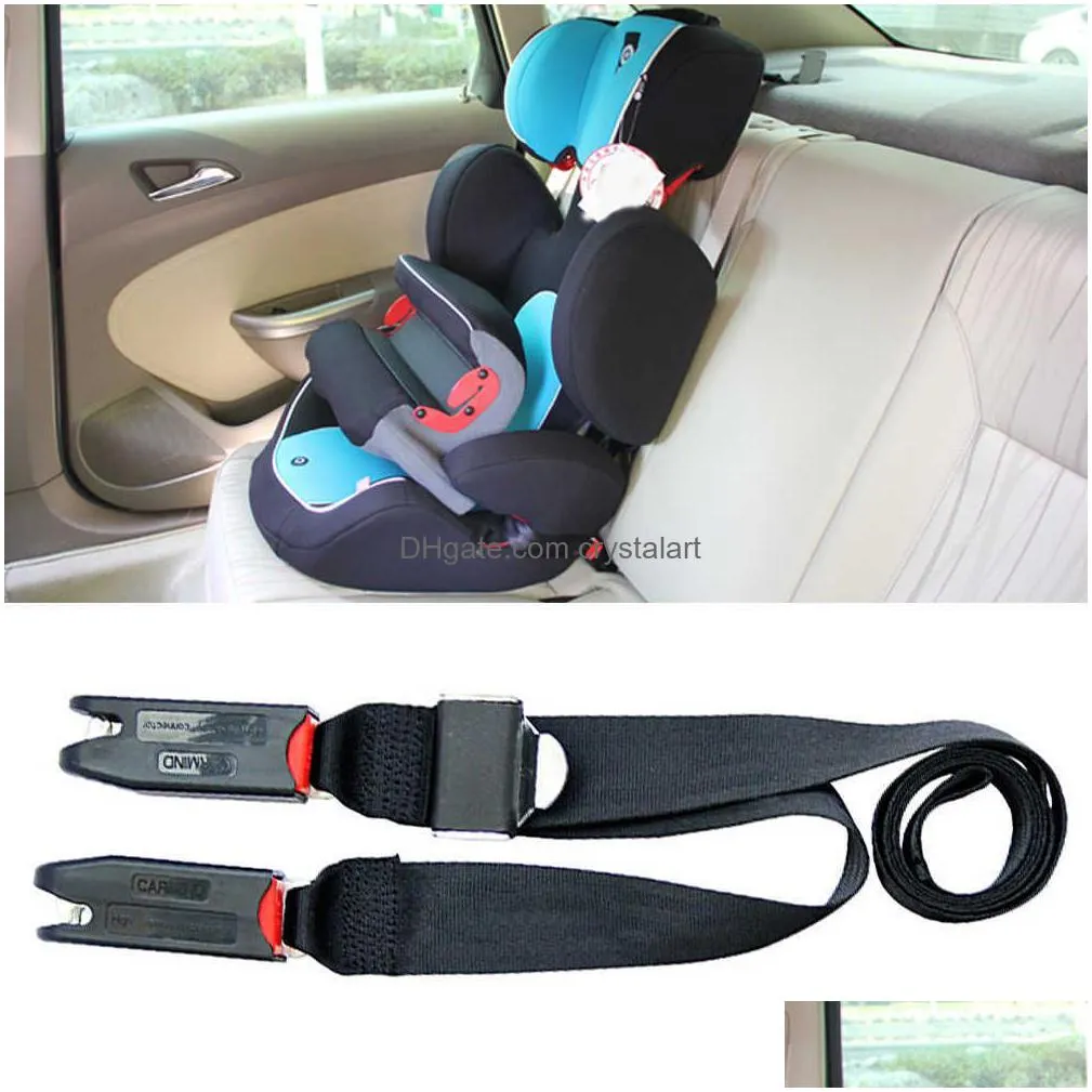car auto adjustable child kids baby safety seat isofix/latch soft interface connecting belt fixing band strap anchor holder