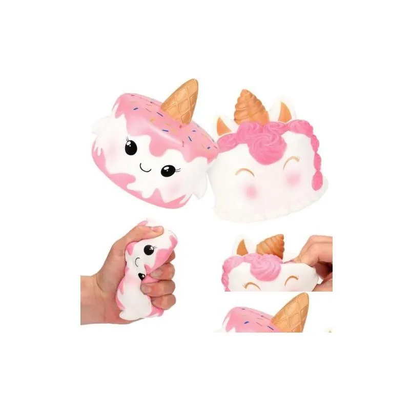 squishy cute pink cake toys 11cm colorful cartoon cake tail cakes kids fun gift squishy slow rising kawaii squishies