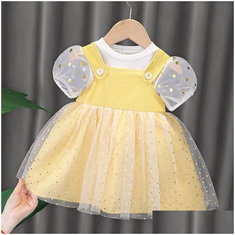 Girl`s Dresses Baby Girl Dress Summer Born Party Christening For Girls 1st Year Birthday Princess Infant Wedding ClothingGirl`s