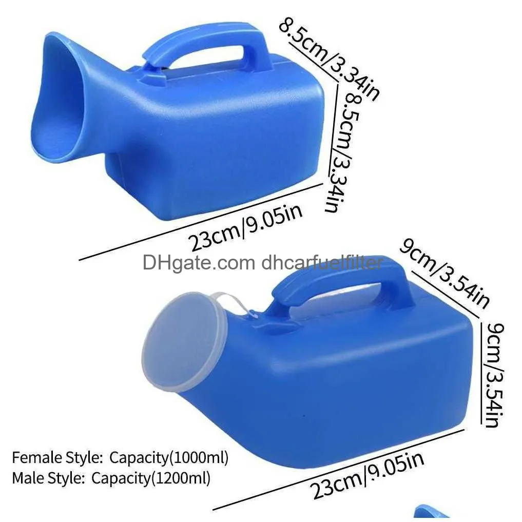 car 1000/1200ml portable plastic mobile urinal toilet aid bottle for women men journey travel kit outdoor camping car urine bottle