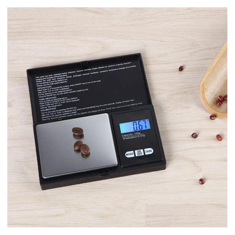 wholesale Mini Pocket Digital Scale 0.01 x 200g Jewelry Weigh Balance LCD Electronic scales AKB73715601 Repair Tools Kits Alarm Bell Ski Goggles Aquarium Cleaner