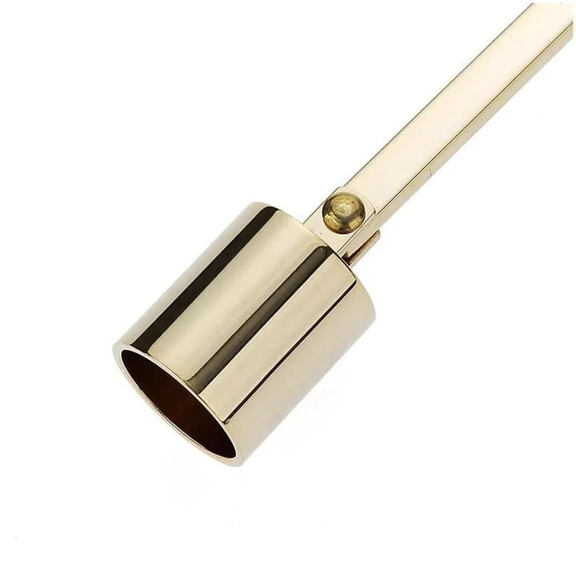 candles extinguisher bell shaped candle snuffer stainless steel long handle candle wick snuffers dh9585