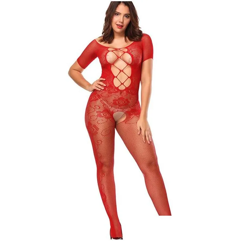 sexy lingerie plus size erotic underwear costumes babydoll fishnet sleepwear stretch stockings