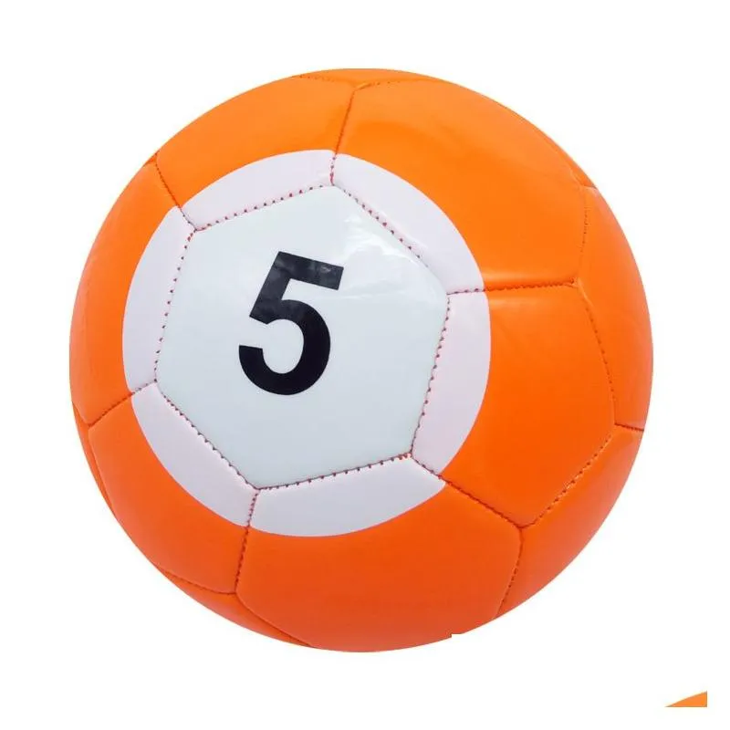 3# 7 inch inflatable snook soccer ball party favor 16 pieces billiard snooker football for snookball outdoor game gift dh9470